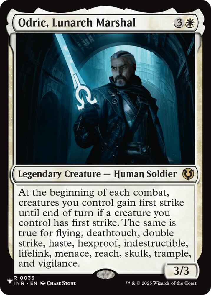 Odric, Lunarch Marshal (INR) (36) [The List Reprints]
