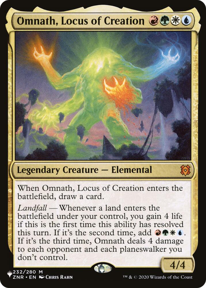 Omnath, Locus of Creation (232) [The List Reprints]