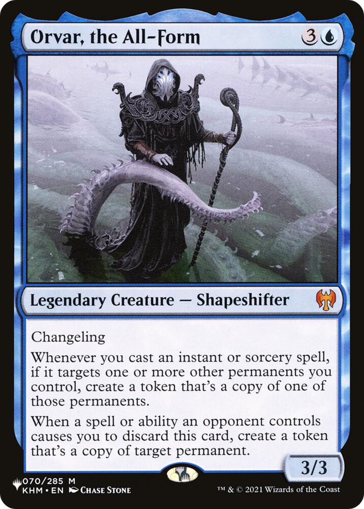 Orvar, the All-Form (70) [The List Reprints]