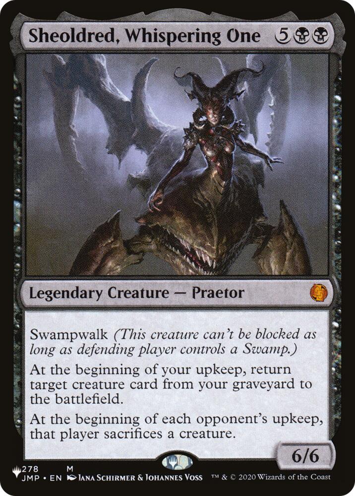 Sheoldred, Whispering One (JMP) (278) [The List Reprints]
