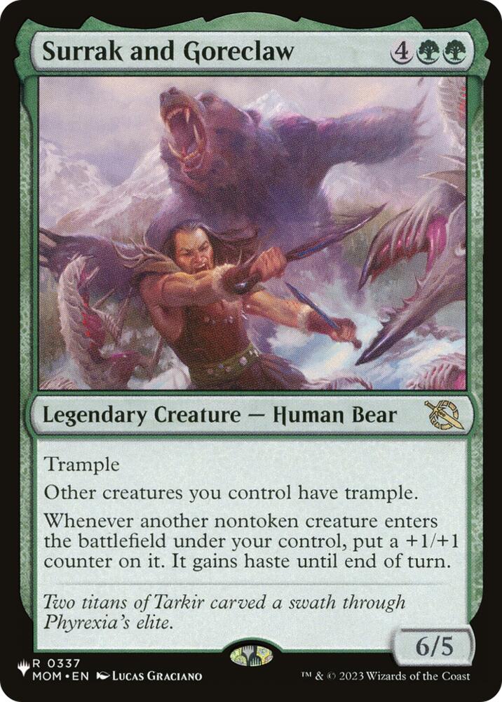 Surrak and Goreclaw (337) [The List Reprints]