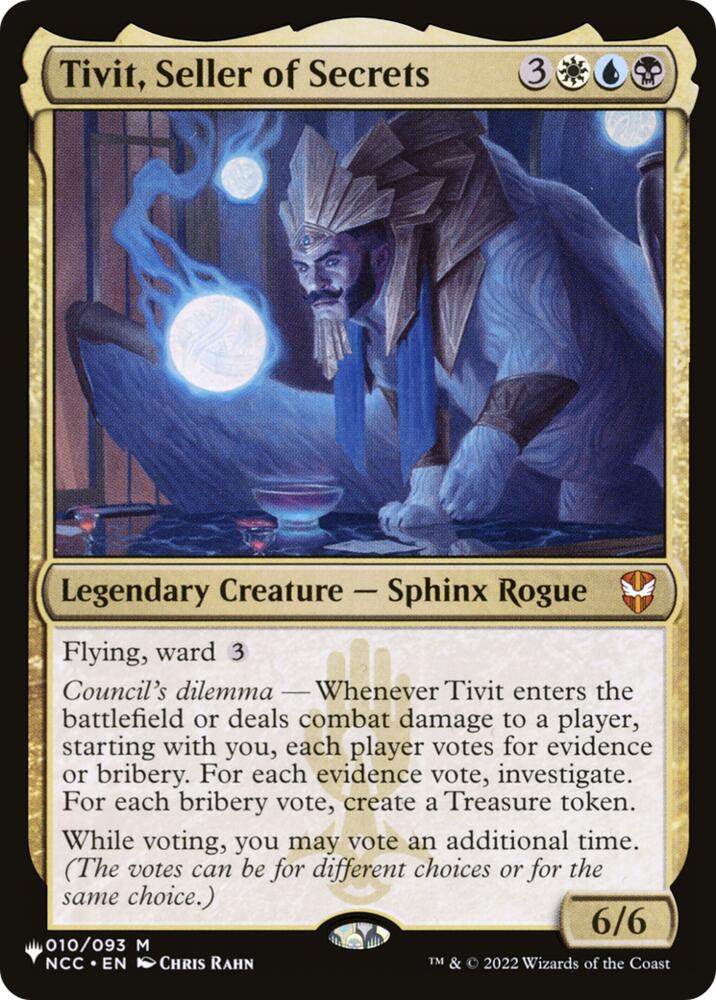 Tivit, Seller of Secrets (10) [The List Reprints]