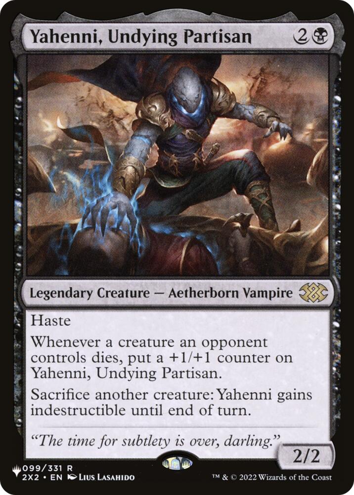 Yahenni, Undying Partisan (2X2) (99) [The List Reprints]