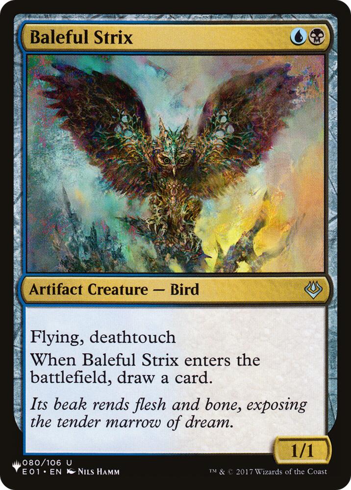 Baleful Strix (E01) (80) [The List Reprints]