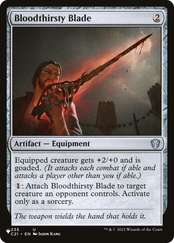 Bloodthirsty Blade (235) [The List Reprints]