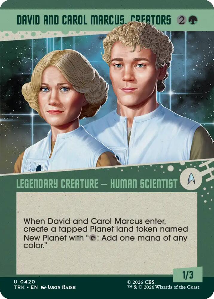 David and Carol Marcus, Creators (Showcase) (420) [Star Trek]