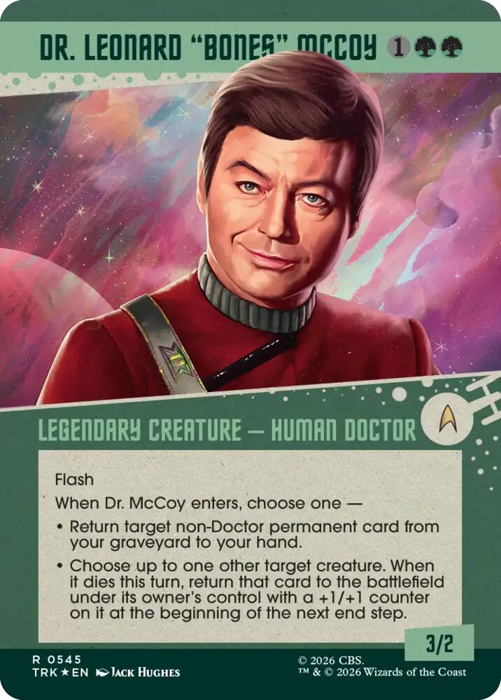 Dr. Leonard "Bones" McCoy (Showcase) (Surge Foil) (545) [Star Trek]