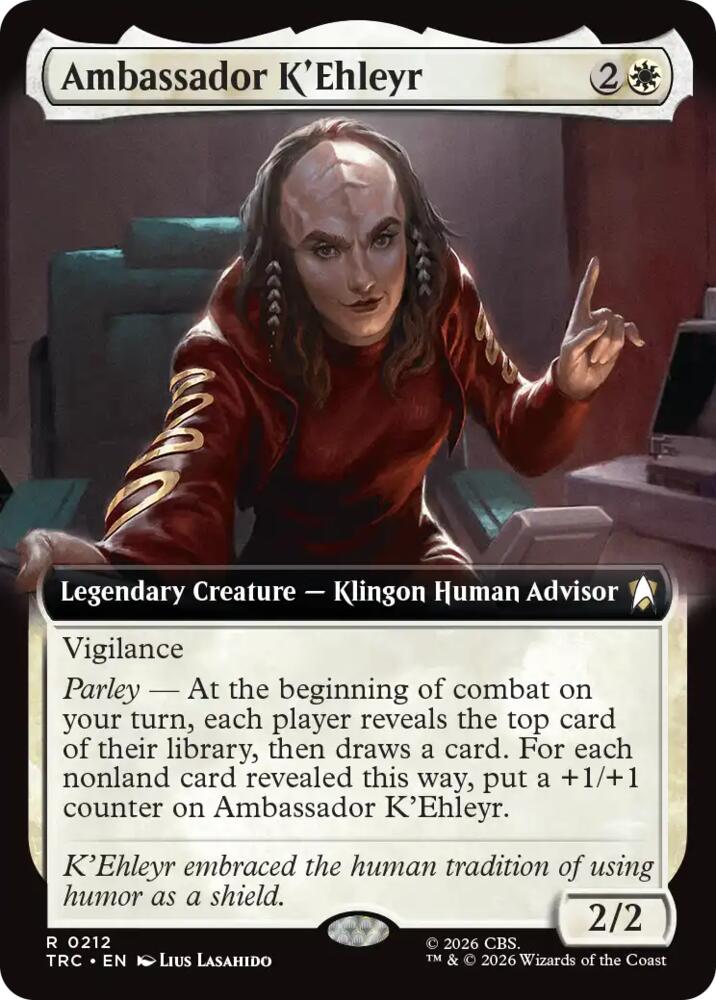 Ambassador K'Ehleyr (Extended Art) (212) [Commander: Star Trek]
