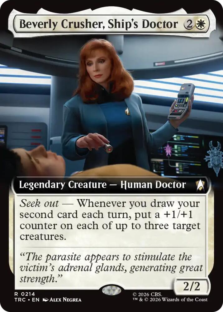 Beverly Crusher, Ship's Doctor (Extended Art) (214) [Commander: Star Trek]