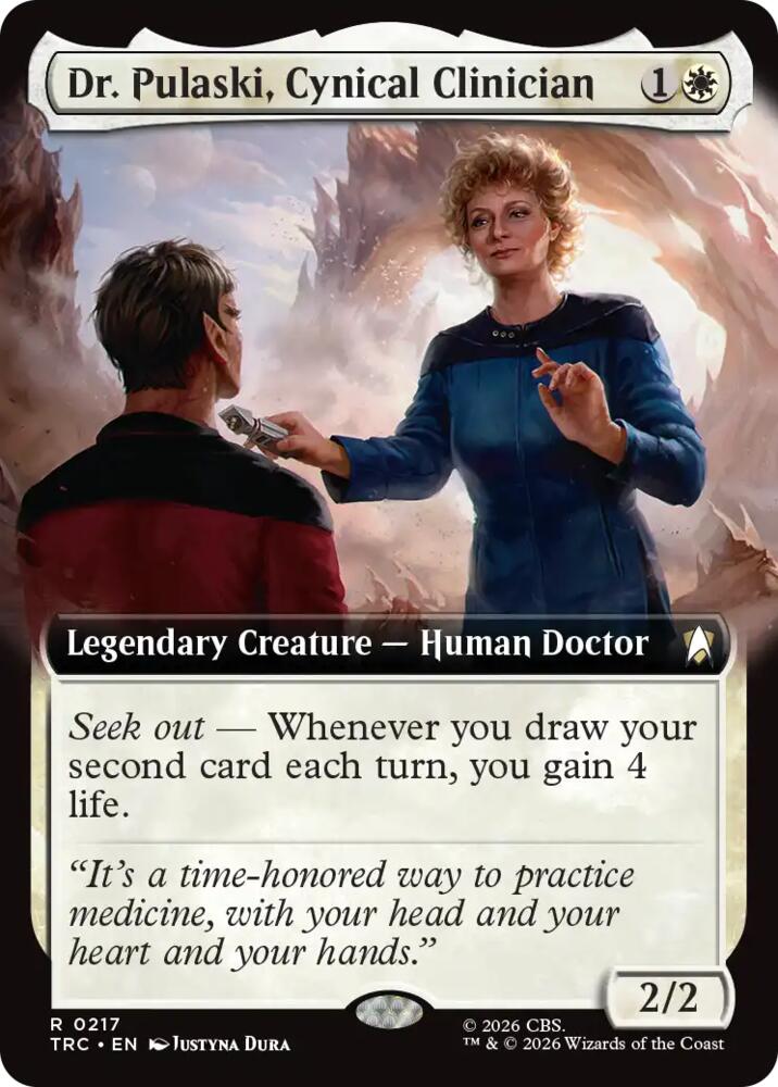 Dr. Pulaski, Cynical Clinician (Extended Art) (217) [Commander: Star Trek]