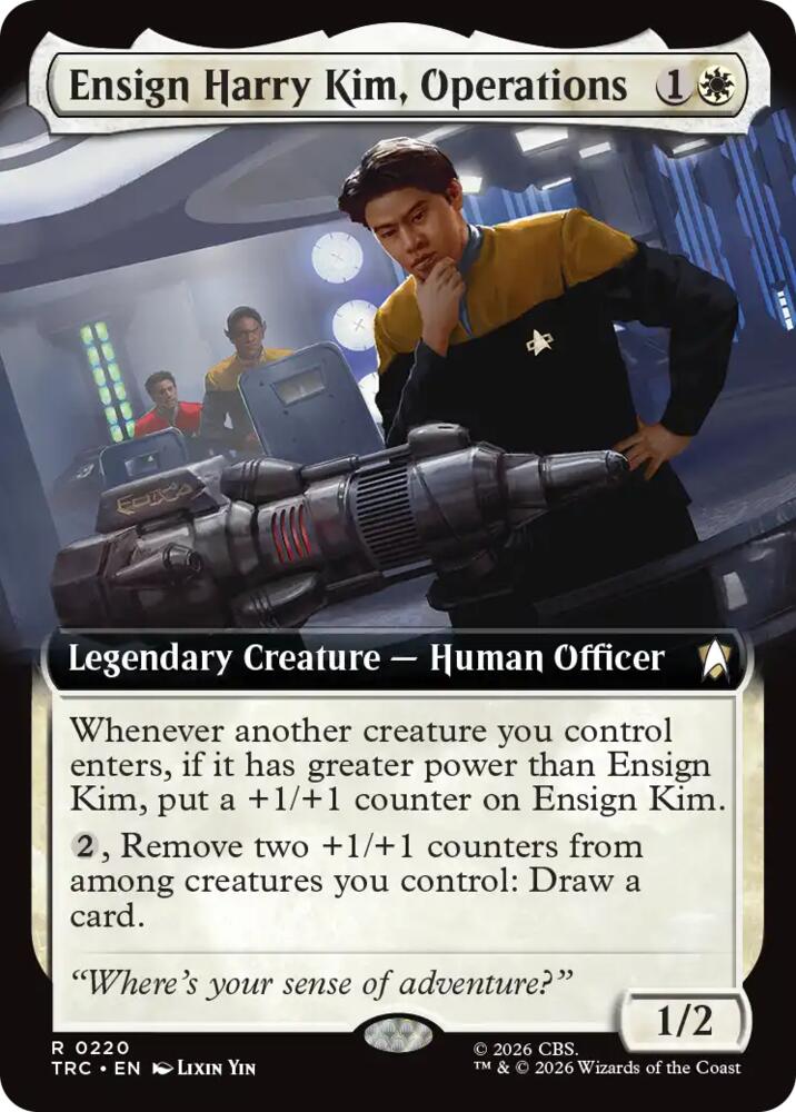 Ensign Harry Kim, Operations (Extended Art) (220) [Commander: Star Trek]
