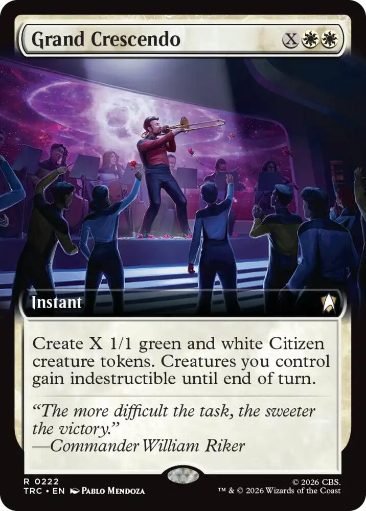 Grand Crescendo (Extended Art) (222) [Commander: Star Trek]