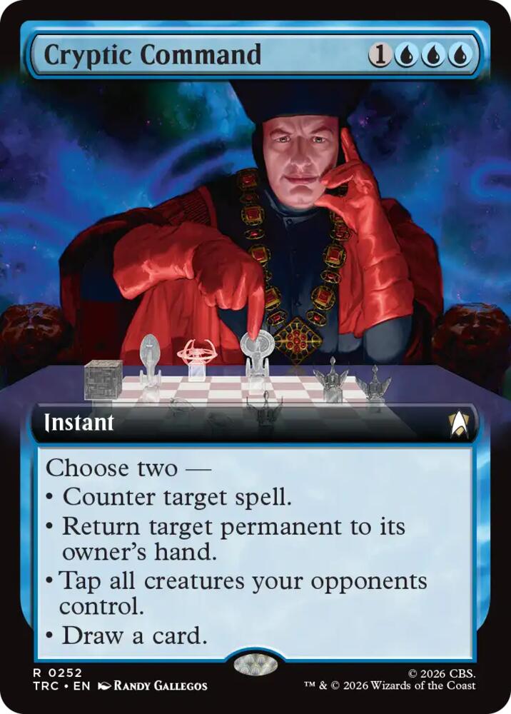 Cryptic Command (Extended Art) (252) [Commander: Star Trek]