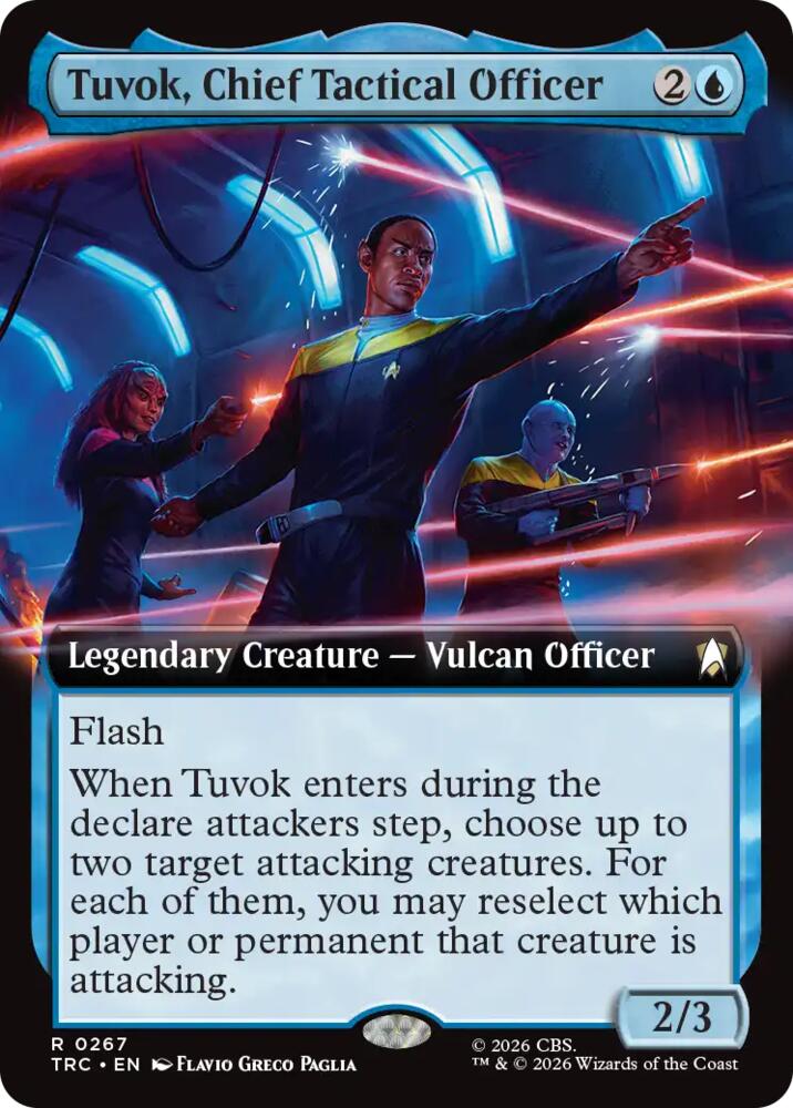 Tuvok, Chief Tactical Officer (Extended Art) (267) [Commander: Star Trek]
