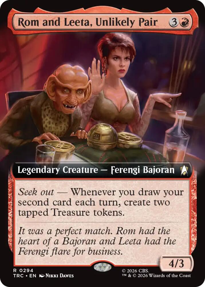 Rom and Leeta, Unlikely Pair (Extended Art) (294) [Commander: Star Trek]