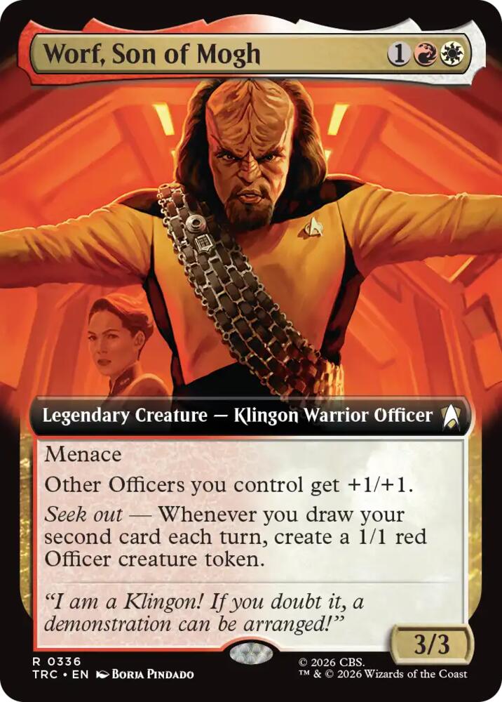 Worf, Son of Mogh (Extended Art) (336) [Commander: Star Trek]