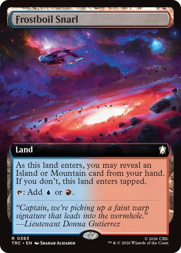 Frostboil Snarl (Extended Art) (383) [Commander: Star Trek]