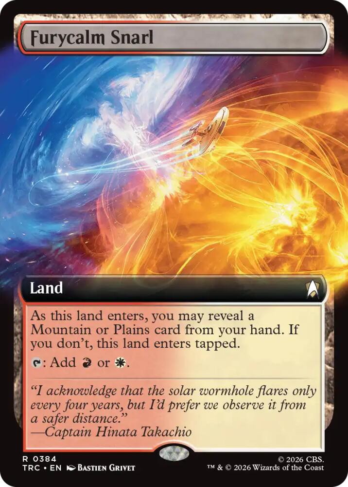 Furycalm Snarl (Extended Art) (384) [Commander: Star Trek]