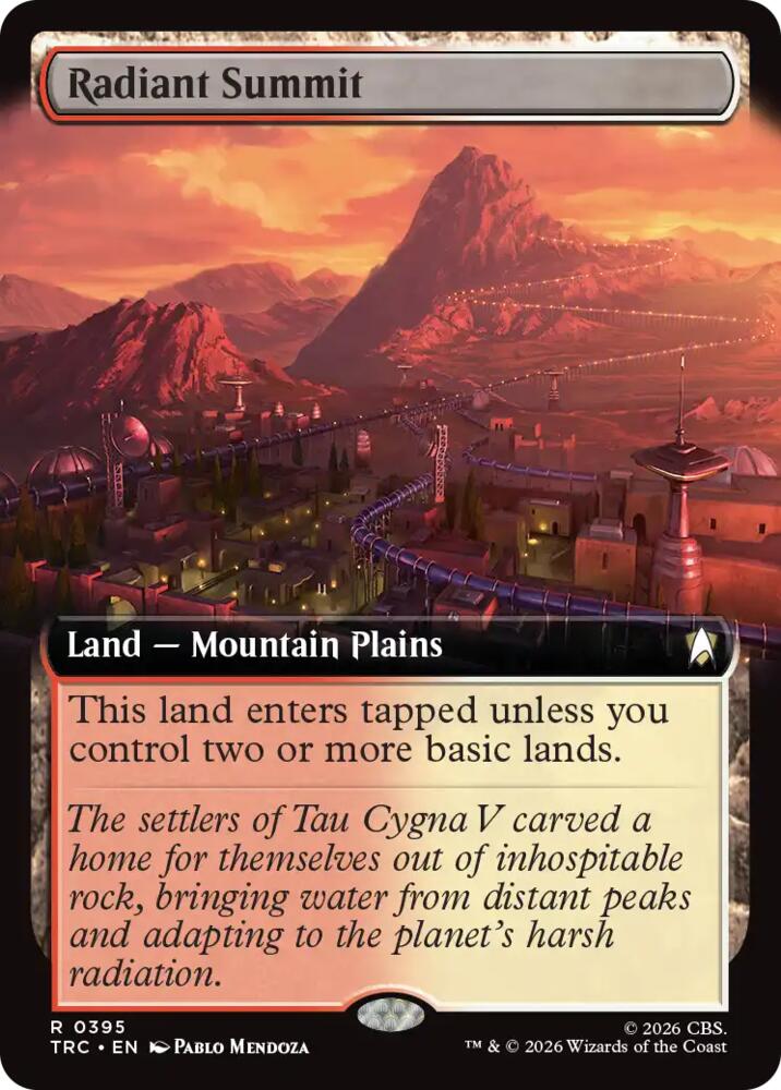 Radiant Summit (Extended Art) (395) [Commander: Star Trek]