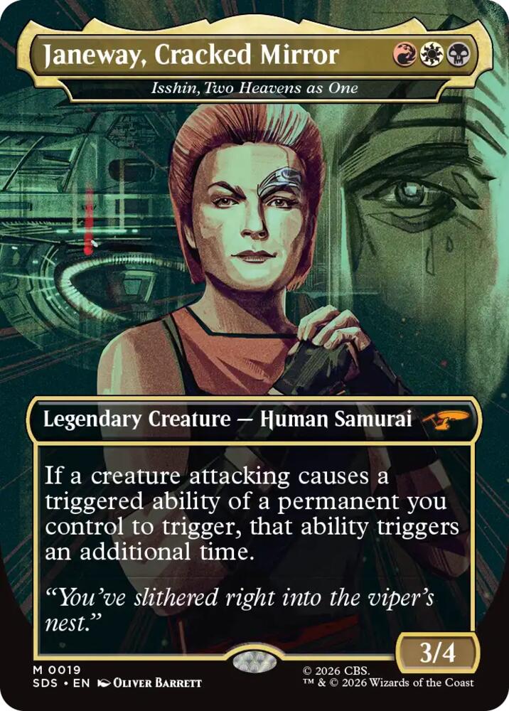 Janeway, Cracked Mirror - Isshin, Two Heavens as One (Borderless) (19) [Star Trek: Stardates]