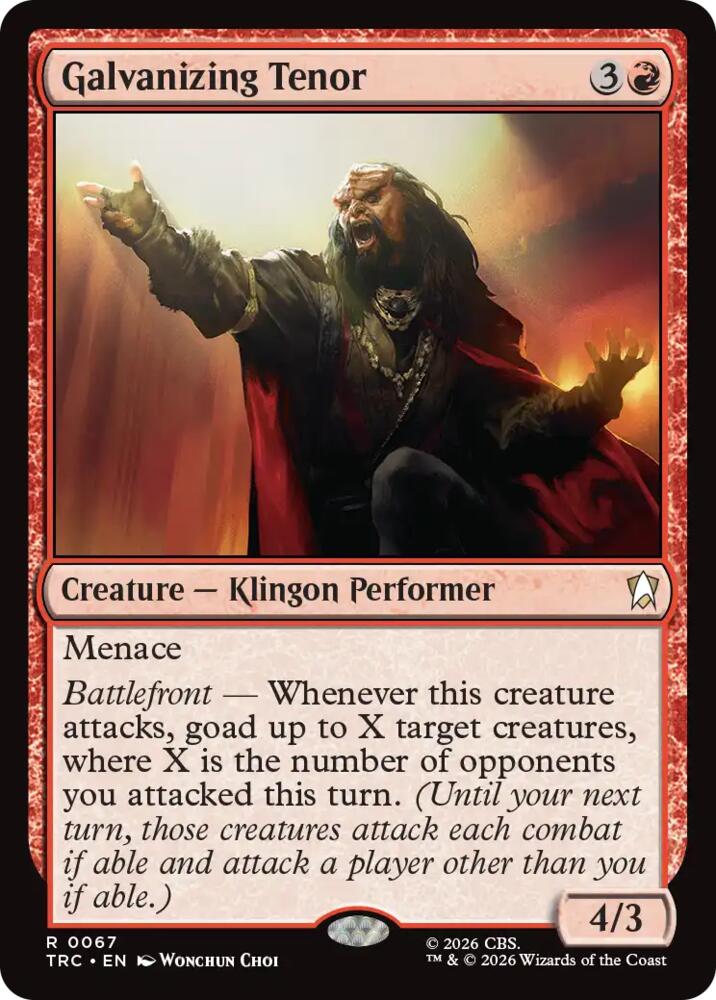 Galvanizing Tenor (67) [Commander: Star Trek]