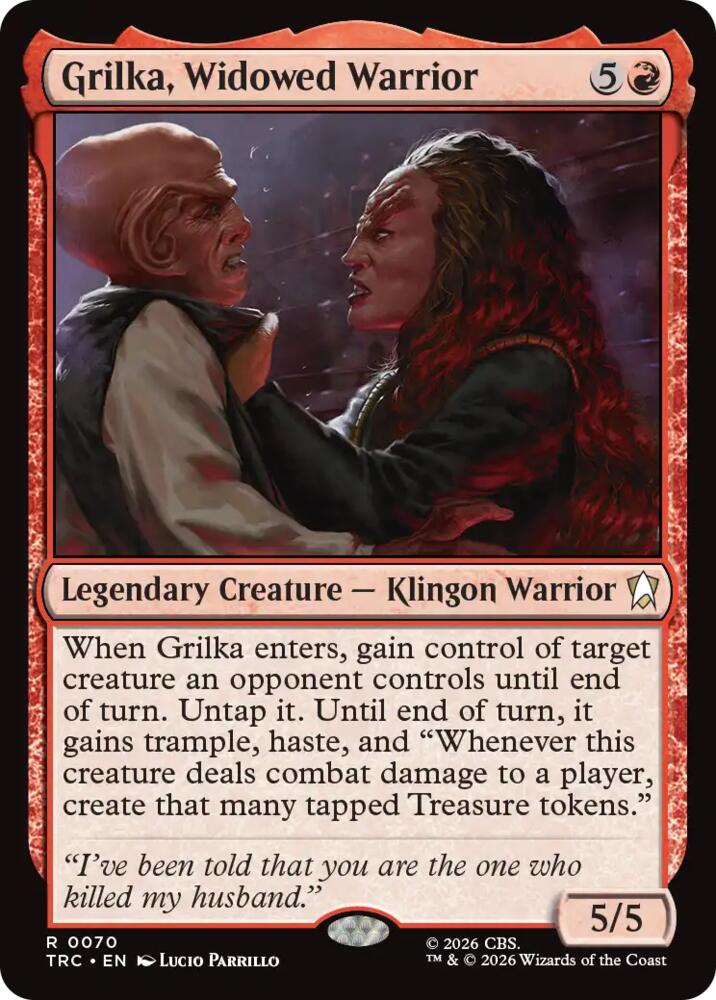 Grilka, Widowed Warrior (70) [Commander: Star Trek]
