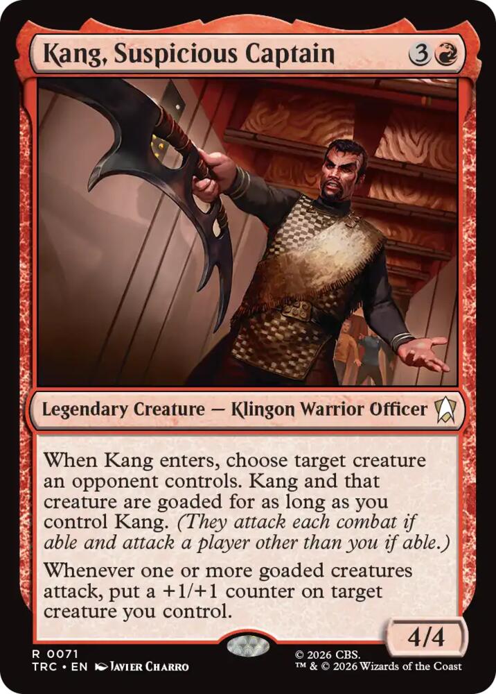 Kang, Suspicious Captain (71) [Commander: Star Trek]