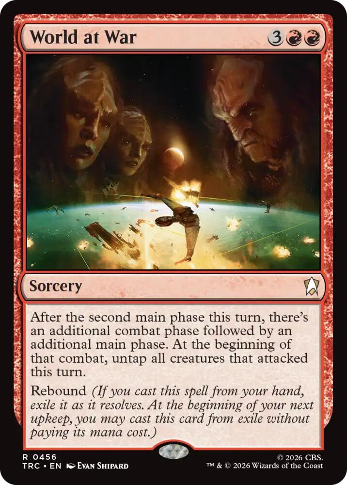 World at War (Surge Foil) (456) [Commander: Star Trek]