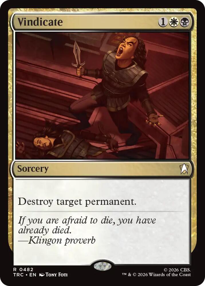 Vindicate (482) [Commander: Star Trek]