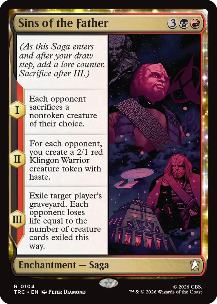 Sins of the Father (Surge Foil) (104) [Commander: Star Trek]