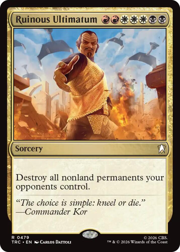 Ruinous Ultimatum (Surge Foil) (479) [Commander: Star Trek]