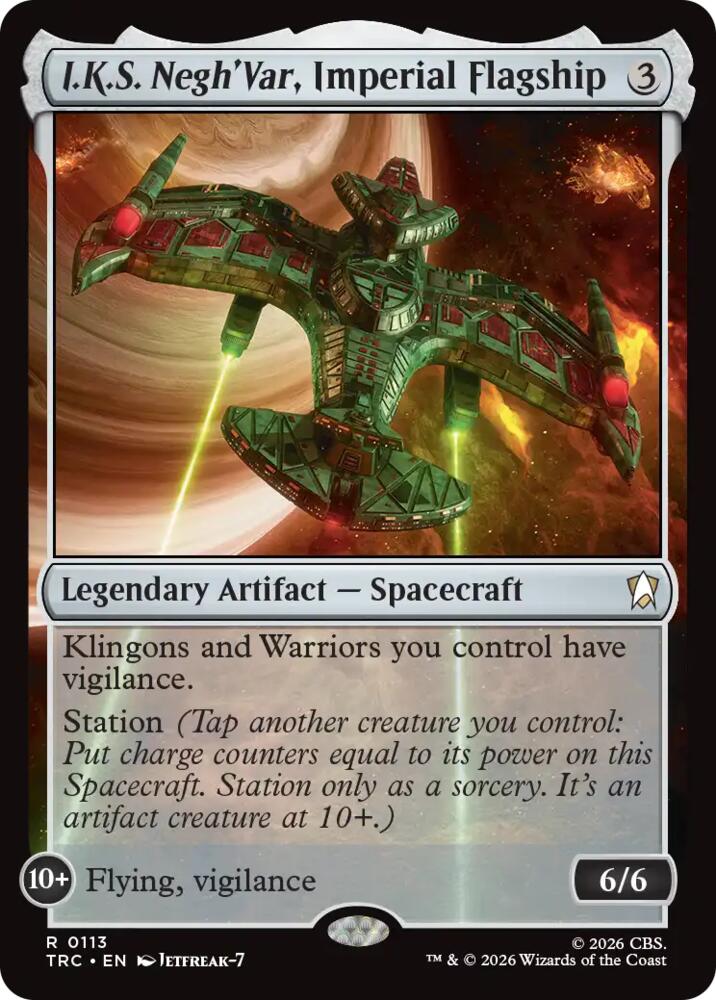 I.K.S. Negh'Var, Imperial Flagship (113) [Commander: Star Trek]