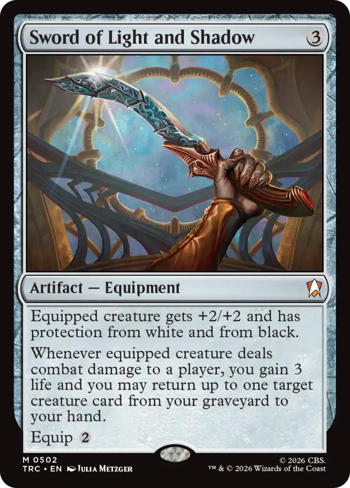Sword of Light and Shadow (Surge Foil) (502) [Commander: Star Trek]