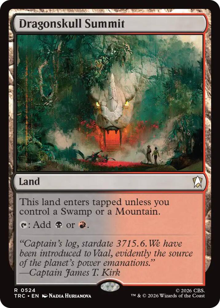 Dragonskull Summit (Surge Foil) (524) [Commander: Star Trek]