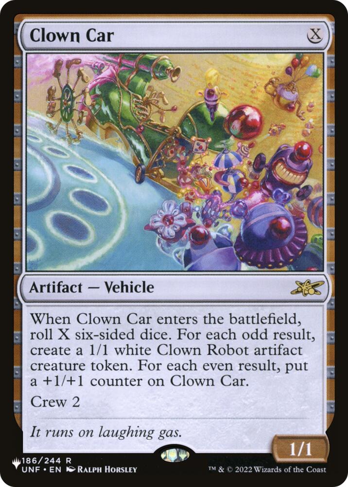 Clown Car (186) [The List Reprints]