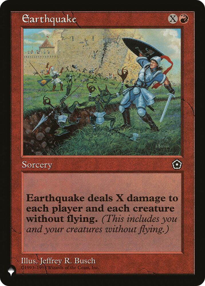 Earthquake [The List Reprints]