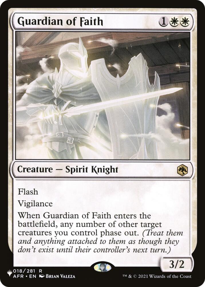 Guardian of Faith (18) [The List Reprints]