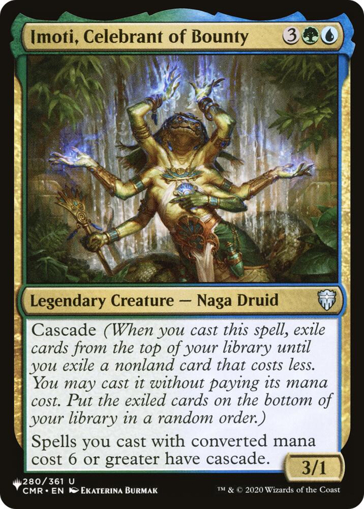 Imoti, Celebrant of Bounty (280) [The List Reprints]