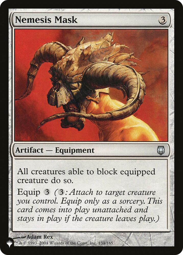 Nemesis Mask (134) [The List Reprints]