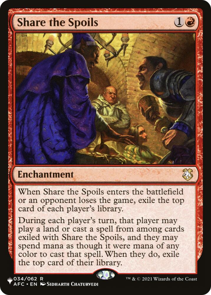 Share the Spoils (34) [The List Reprints]