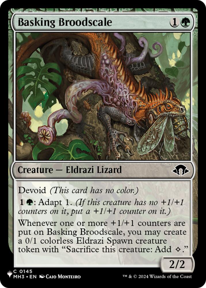 Basking Broodscale (145) [The List Reprints]