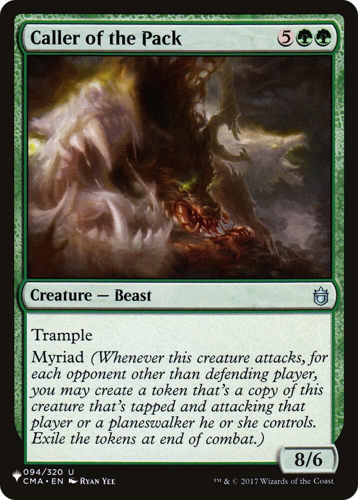 Caller of the Pack (94) [The List Reprints]