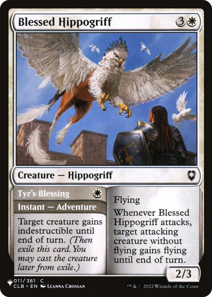 Blessed Hippogriff (11) [The List Reprints]