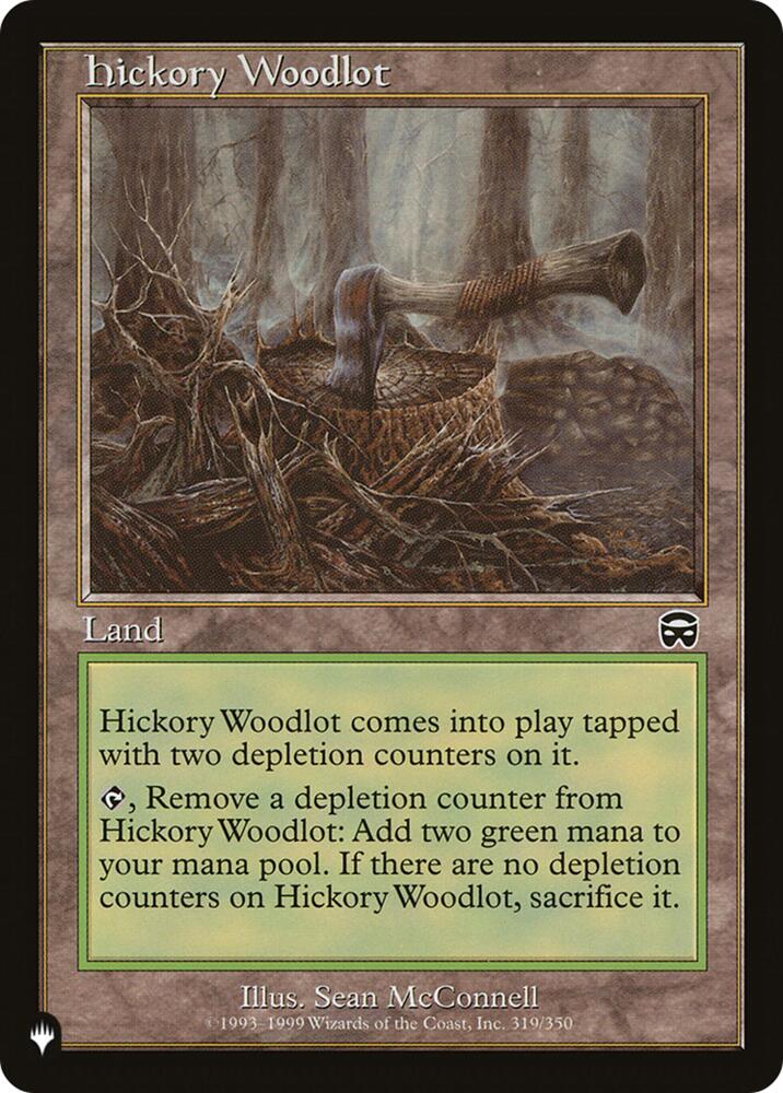 Hickory Woodlot (319) [The List Reprints]