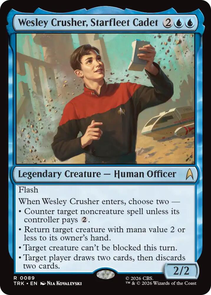 Wesley Crusher, Starfleet Cadet (89) [Star Trek]