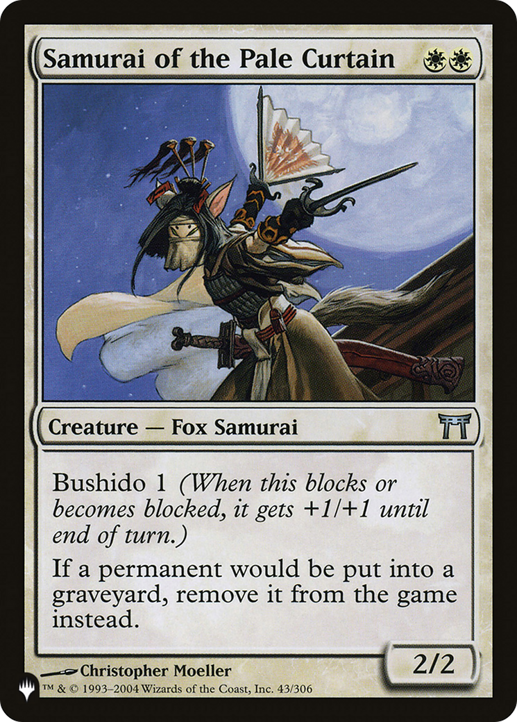 Samurai of the Pale Curtain (LIST-43/306) - The List