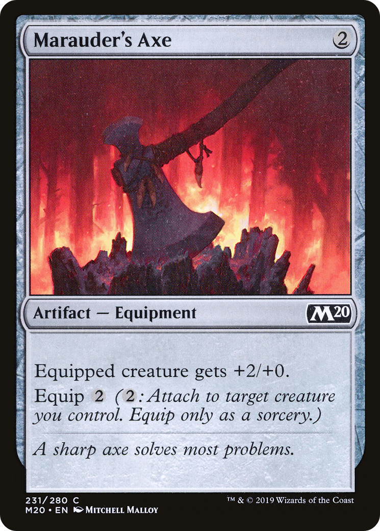 Marauder's Axe (M20-231) - Core Set 2020