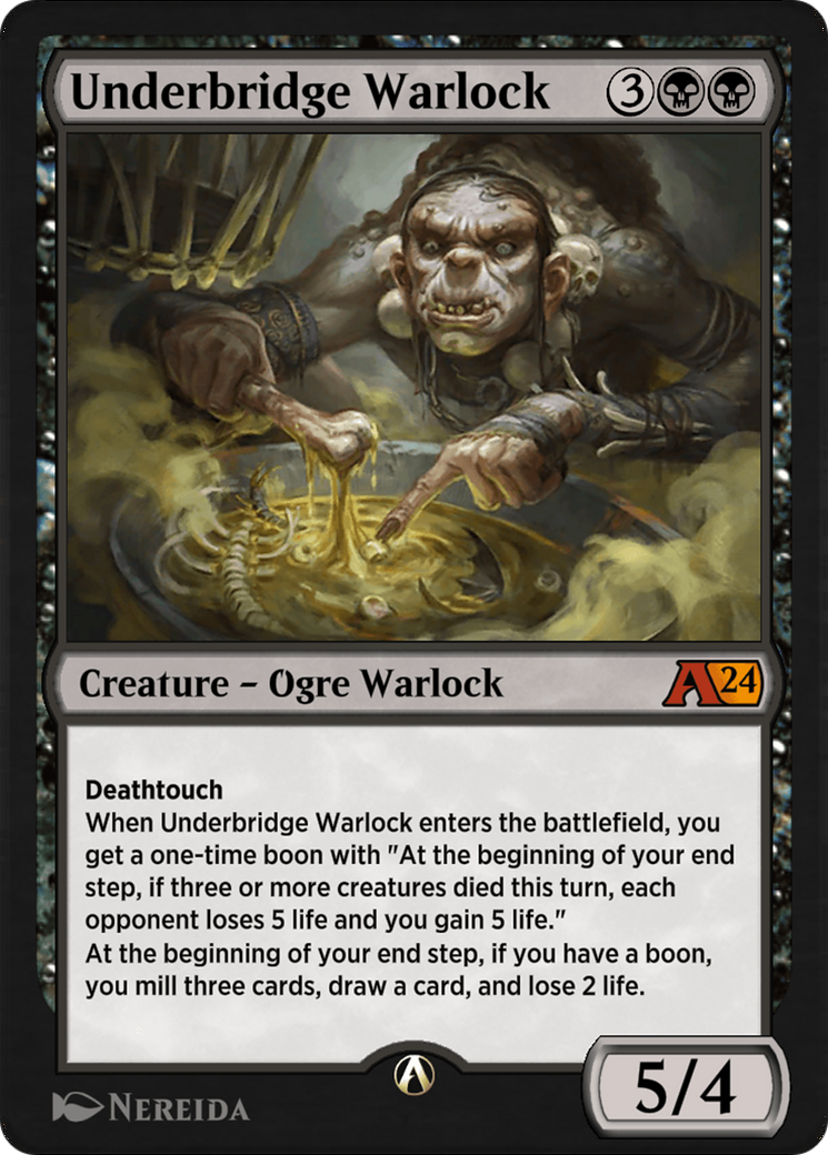 Underbridge Warlock (YWOE-008) - Alchemy: Wilds of Eldraine
