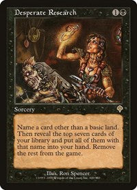 Desperate Research (100) [Invasion]