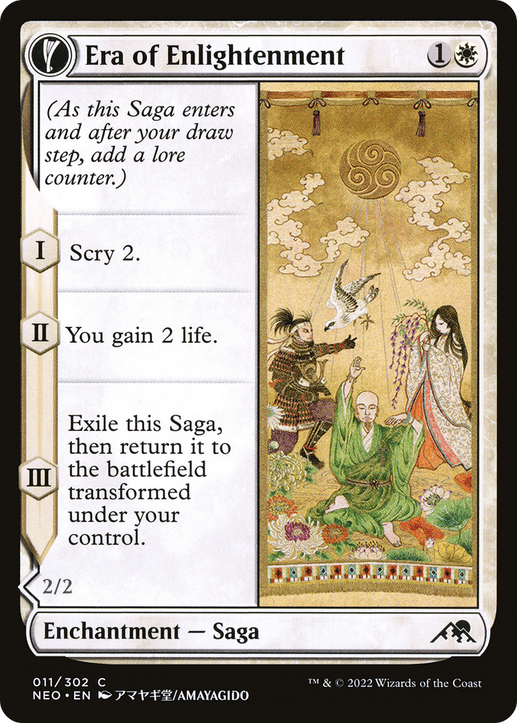 Era of Enlightenment (NEO-011) - Kamigawa: Neon Dynasty: (fandfc, enchantment) Foil